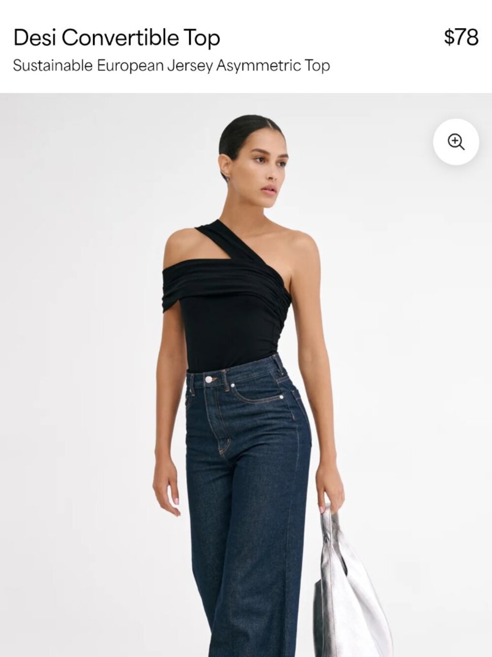 Marcella new york black Desi Convertible Top size large